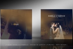 Álbum: Daniela e Fabrício. Capa Cine.