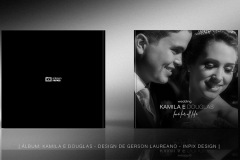 Álbum: Kamila e Douglas. Capa Cine.