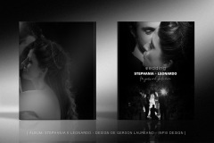 Álbum: Stephania e Leonardo. Capa Cine.
